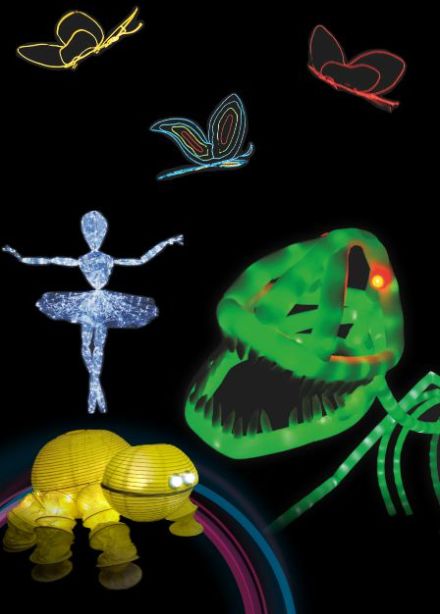 Представление световых кукол. Театр Николая Зыкова (Москва)